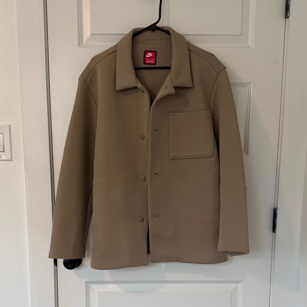 Nike Men's Beige Shirt Jacket